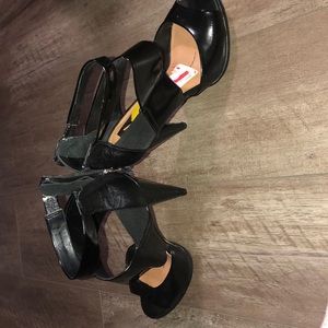Black high heels